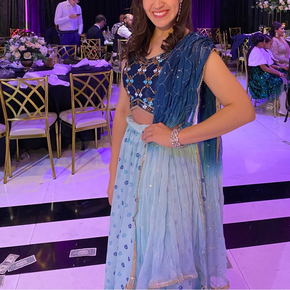 Indian wedding guest outfit - beautiful lehenga